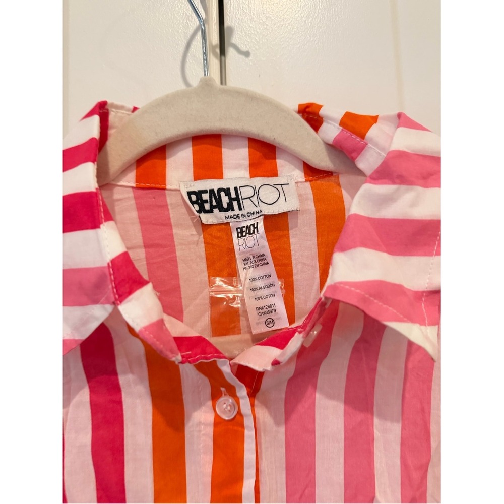 Beach Riot Alexa Swim Cover-Up Top Sz S /M NWOT Swim Pool Beach Vacation Retreat - Picture 5 of 10
